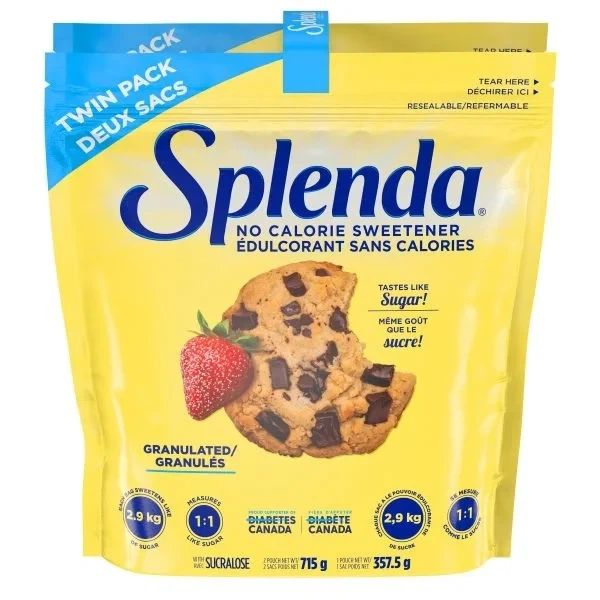 Набір цукрозамінників (сукралоза) Splenda 2 пачки по 357,5 г (715 г) - зображення 2