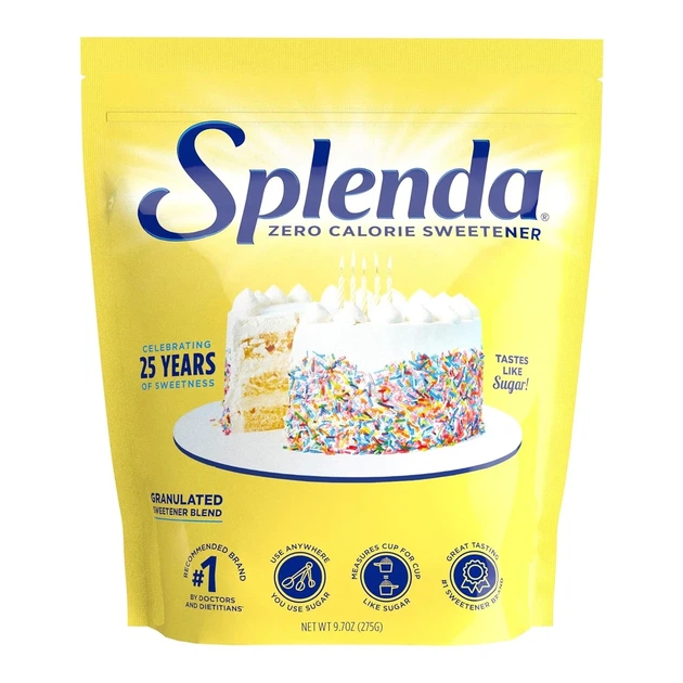 Замінник цукру сукралоза Splenda 275 г - Фото 1 Замінник цукру сукралоза Splenda 275 г - зображення 1