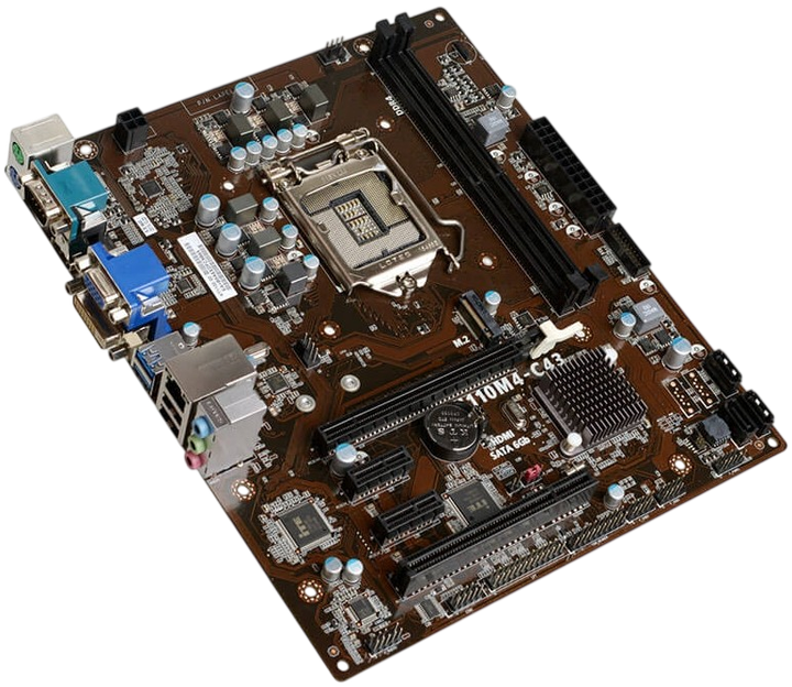 Материнська плата Elitegroup ECS H110M4-C43 LGA 1151v1 (H110M4-C43) Б/В - зображення 2