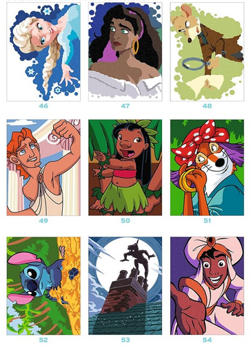 Разукрашка Disney Hachette по номерам 300 coloriages Volume 3 - изображение 8