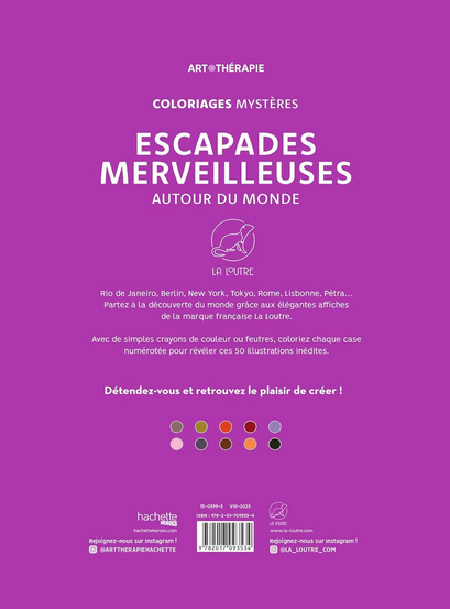 Розмальовка Hachette за номерами Escapades merveilleuses - Фото 2 Розмальовка Hachette за номерами Escapades merveilleuses - зображення 2