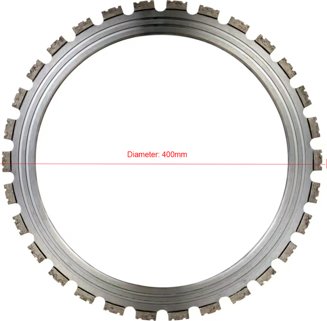 Diamentowa tarcza pierścieniowa Hedo do cięcia betonu i kamienia 400 mm (5904041163500) - obraz 2