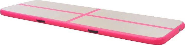 Śćieżka akrobatyczna Hedo Airtrack 400 x 100 x 10 cm Różowa (5907184130156) - obraz 5