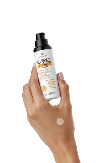Тональный солнцезащитный гель CANTABRIA LABS на водной основе тон беж HELIOCARE 360º Color Gel Oil-Free SPF 50+ 50 мл - Фото 3 Тональный солнцезащитный гель CANTABRIA LABS на водной основе тон беж HELIOCARE 360º Color Gel Oil-Free SPF 50+ 50 мл - изображение 3