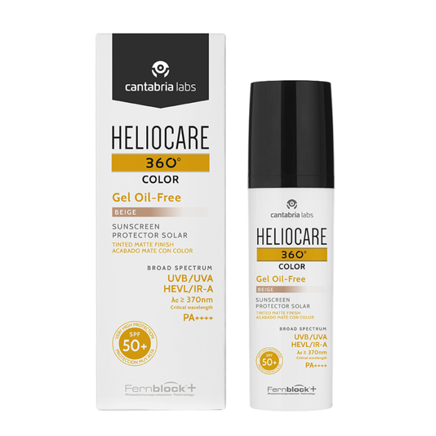 Сонцезахисний зволожуючий водний гель CANTABRIA LABS Беж HELIOCARE 360º Color Gel Oil-free Beige Sunscreen SPF 50+ 50 мл - Фото 1 Сонцезахисний зволожуючий водний гель CANTABRIA LABS Беж HELIOCARE 360º Color Gel Oil-free Beige Sunscreen SPF 50+ 50 мл - зображення 1