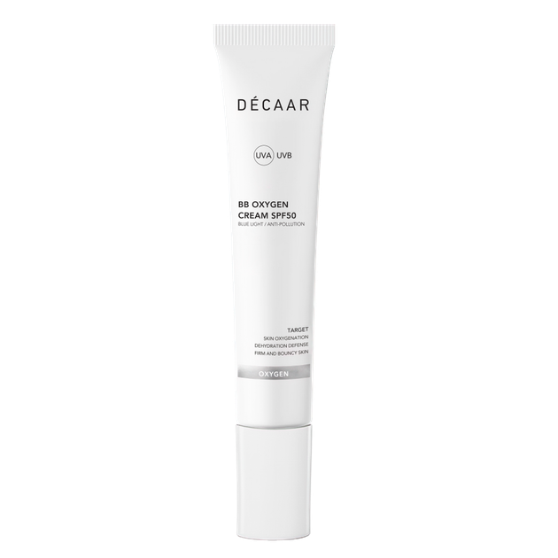 ВВ крем Decaar кислородный SPF 50 с перфтордекалином IVORY BB Oxygen Cream 50 мл - Фото 1 ВВ крем Decaar кислородный SPF 50 с перфтордекалином IVORY BB Oxygen Cream 50 мл - изображение 1