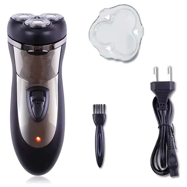 Электробритва SURKER SK-316 аккумуляторная с USB триммер для бороды с индикатором заряда влагозащищенный корпус черный - изображение 6