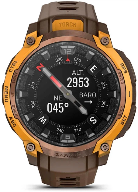 Смарт-часы Garmin Instinct Crossover AMOLED Bronze/Sunburst (010-03398-01) - изображение 4