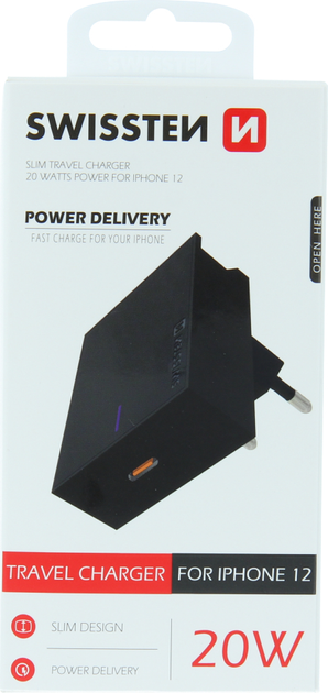 Ładowarka Swissten do iPhone 12 20 W Power Delivery (8595217471948) - obraz 5