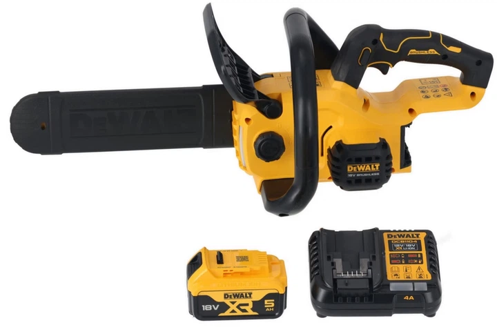 Akumulatorowa bezszczotkowa pilarka łańcuchowa DeWalt 18V XR 5Ah 30 cm DCMCS565P1-QW - obraz 5