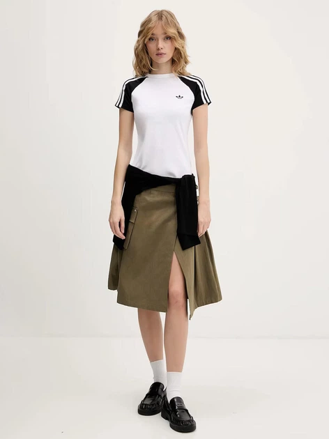 Футболка хлопковая женская Adidas Originals Sst Tee KD3799 S White (4068821992603) - изображение 8