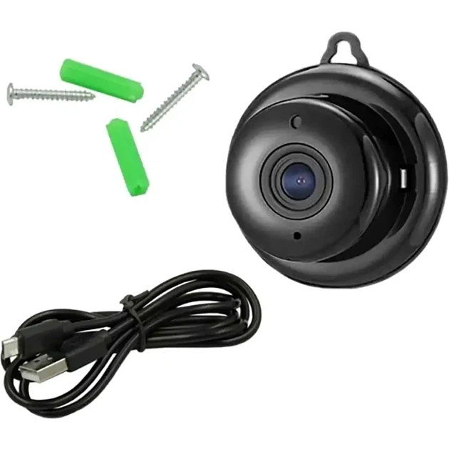 Мини WiFi камера видеонаблюдения 720p с микрофоном датчик движения ИК-подсветка режим день ночь для внутреннего использования - изображение 9