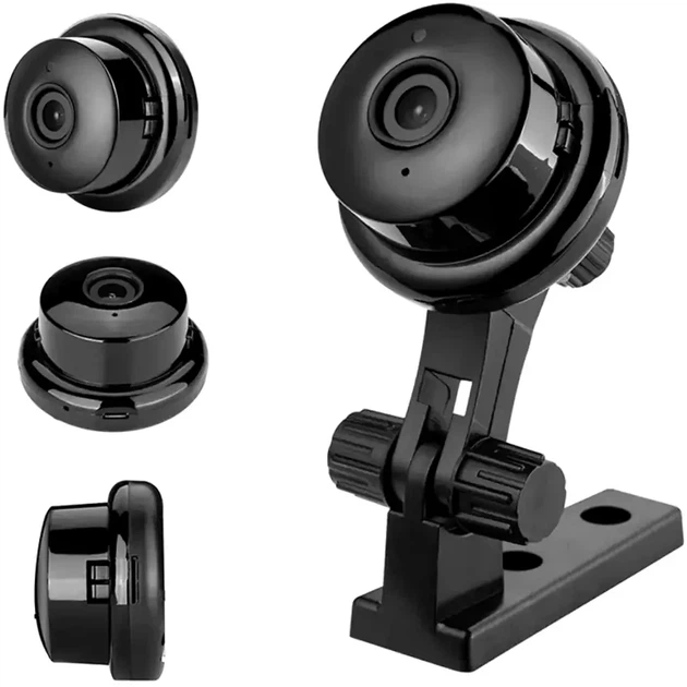 Мини камера видеонаблюдения IP с WIFI и ночным видением 8MP 2560х1440 с датчиком движения H015 - изображение 4