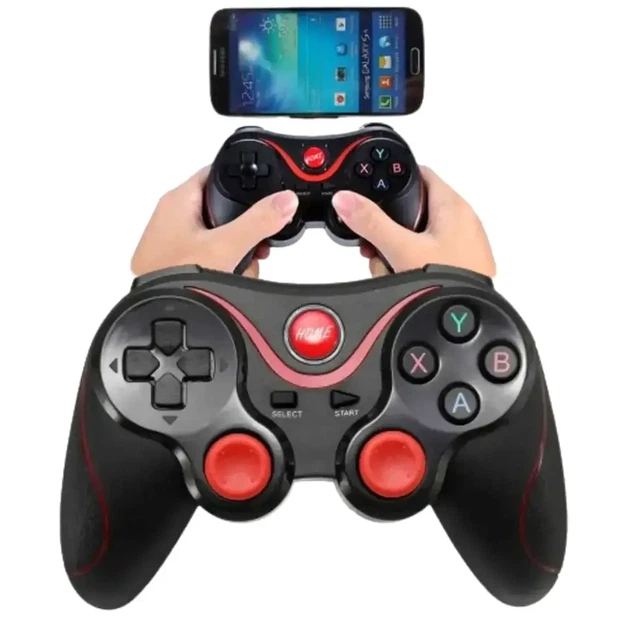 Бездротовий джойстик Bluetooth акумуляторний чорний для ігор на смартфоні Gen Game X3 - Фото 1 Бездротовий джойстик Bluetooth акумуляторний чорний для ігор на смартфоні Gen Game X3 - зображення 1