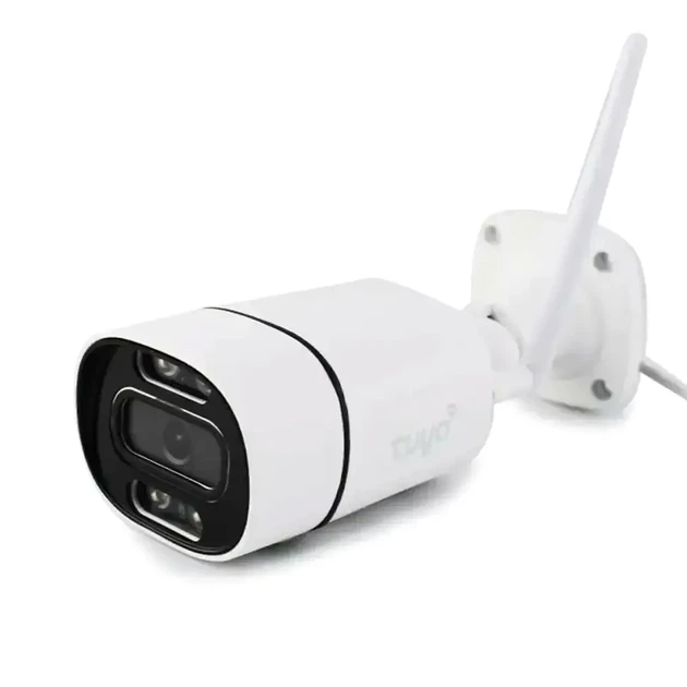 WIFI камера видеонаблюдения 3MP IP купольная с датчиком движения цветная 1920x1080 угол обзора 355 C16 TUYA цвет белый - изображение 4