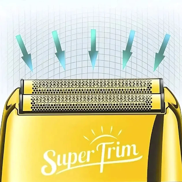 Электробритва VGR Super Trim V-332 аккумуляторная с дисплеем 4 насадки время работы 150 минут зарядка 2 часа золотистая - изображение 6