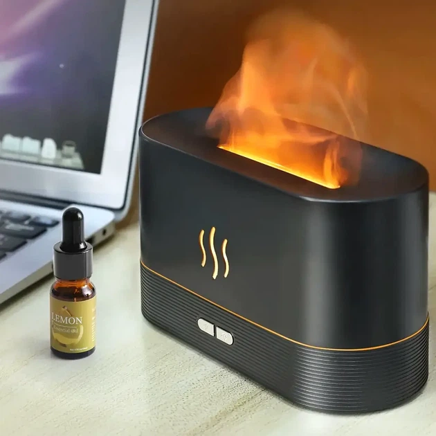 Увлажнитель воздуха 180мл с подсветкой USB мощность 500мл для ароматерапии Kinscoter DQ-701 черный - изображение 10
