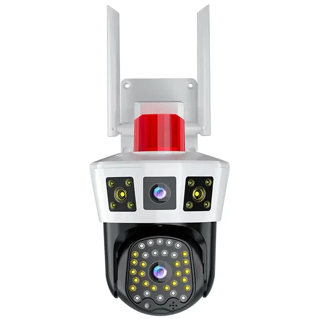 Вулична WiFi камера відеоспостереження 9 MP поворотна з АБС-пластику для безпеки та контролю QN-31 різні кольори - Фото 3 Вулична WiFi камера відеоспостереження 9 MP поворотна з АБС-пластику для безпеки та контролю QN-31 різні кольори - зображення 3
