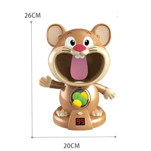 Интерактивный тир Мышонок Joy Acousto-Optic Hamster 1970A с бластером звуковыми эффектами для детей от 3 лет из пластика - изображение 9
