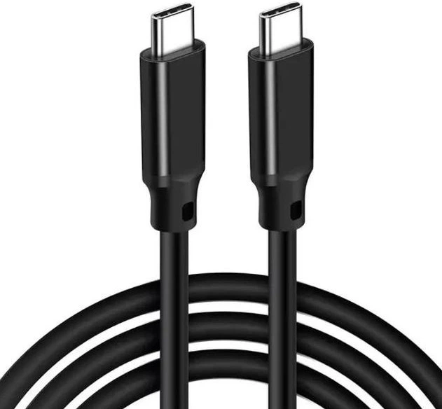Кабель Lucom Type-C - Type-C 100W (10Gbps) 1 м Black (62.09.8313) - Фото 1 Кабель Lucom Type-C - Type-C 100W (10Gbps) 1 м Black (62.09.8313) - зображення 1
