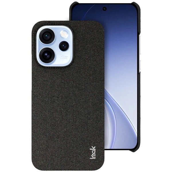 Защитный чехол IMAK Fabric Case для OPPO Reno 15 Pro - Black - Фото 1 Защитный чехол IMAK Fabric Case для OPPO Reno 15 Pro - Black - изображение 1