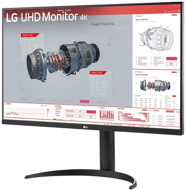 Монітор 31.5" LG 32BR55UK-B - зображення 3