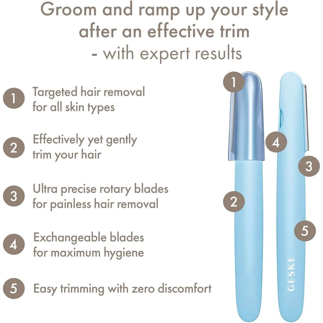 Триммер для тела GESKE Precision Trimmer 4in1 Aquamarine (HB0448) [132059] - изображение 8