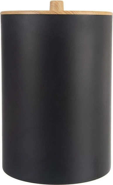 Kosz na śmieci łazienkowy Orion Black czarny 7 l (8682013290054) - obraz 3