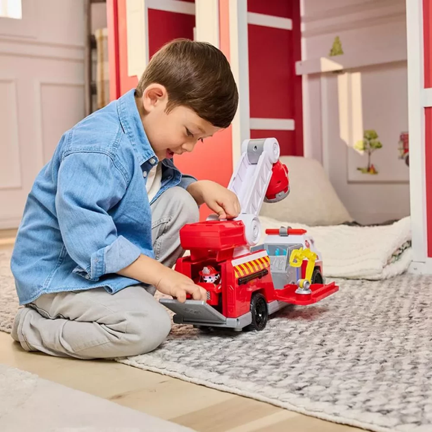 Щенячий патруль Большой пожарный автомобиль Маршалла Paw Patrol Fire Rescue Rapid Reload Fire Truck with Marshall Spin Master (6072600) - Фото 6 Щенячий патруль Большой пожарный автомобиль Маршалла Paw Patrol Fire Rescue Rapid Reload Fire Truck with Marshall Spin Master (6072600) - изображение 6