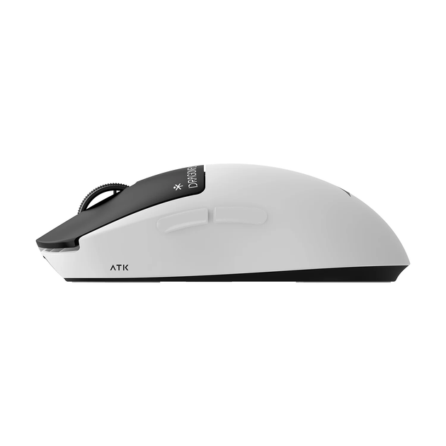 Миша Ігрова Бездротова ATK A9 Air PAW3950 Ultra Біло-Чорний - изображение 3