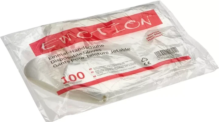 Одноразовые перчатки Efalock Emotion 100 шт. из тисненного полиэтилена - изображение 2