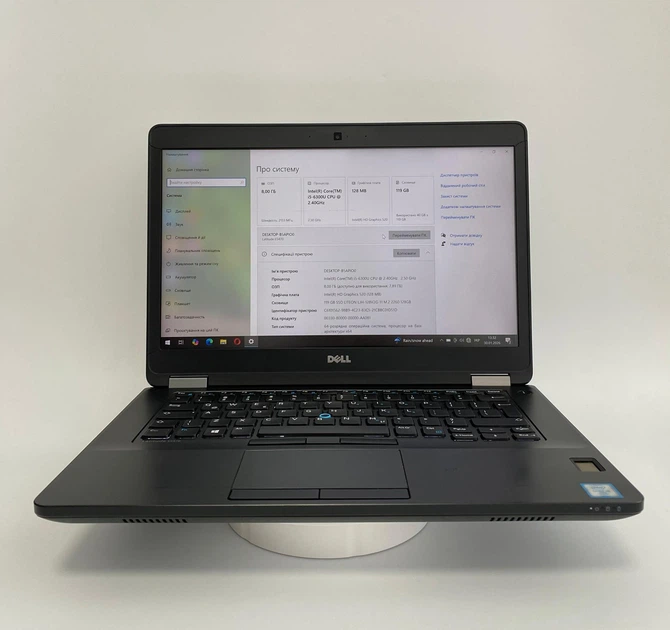 Ноутбук Dell Latitude E5470 14" i5-6300U DDR4 8GB SSD 120GB Клас В Б/В - изображение 3