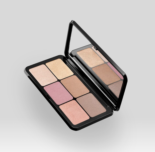 Палітра для контурингу обличчя Kiko Milano Irresistible total look face powder palette (01 Light-Medium) - Фото 1 Палітра для контурингу обличчя Kiko Milano Irresistible total look face powder palette (01 Light-Medium) - зображення 1