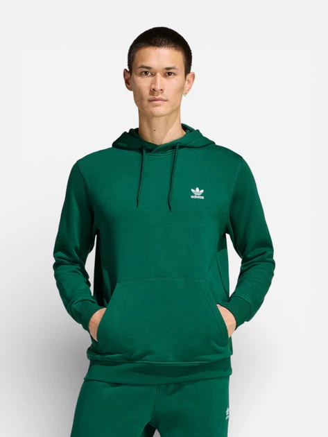 Худи мужское Adidas Originals Trefoil Essentials French Terry KD1310 M Зеленое (4068822208802) - Фото 1 Худи мужское Adidas Originals Trefoil Essentials French Terry KD1310 M Зеленое (4068822208802) - изображение 1