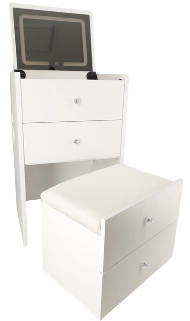 Туалетний столик Hedo для макіяжу Smart 60 см Білий (5904041148439) - зображення 2