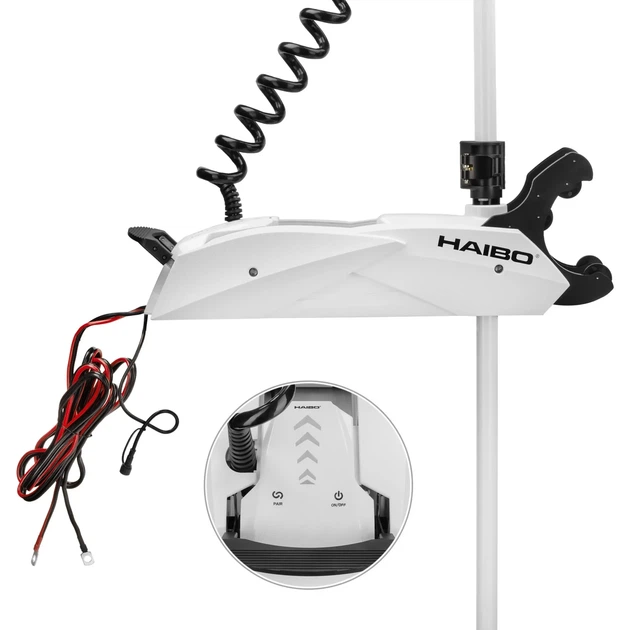 Човновий електромотор Haibo iPenguin GPS 1.0 70 lbs 12V - зображення 3