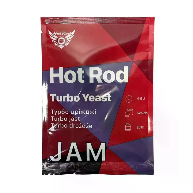 Турбо-дрожжи Hot Rod Jam для варенья и фруктовых сусел, 69 г - изображение 3