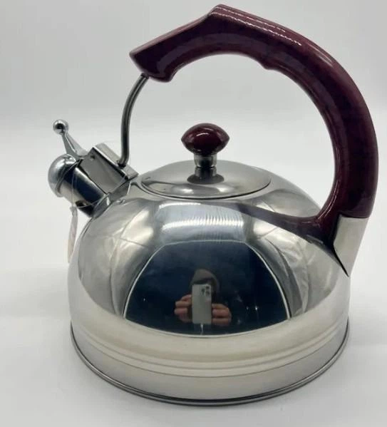 Чайник Edenberg EB-3560 3.5 л со свистком и красной ручкой - Фото 6 Чайник Edenberg EB-3560 3.5 л со свистком и красной ручкой - изображение 6