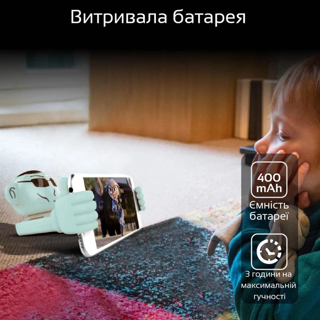 Портативна колонка Promate Ape 3W White (DOCAPEWH) - зображення 3