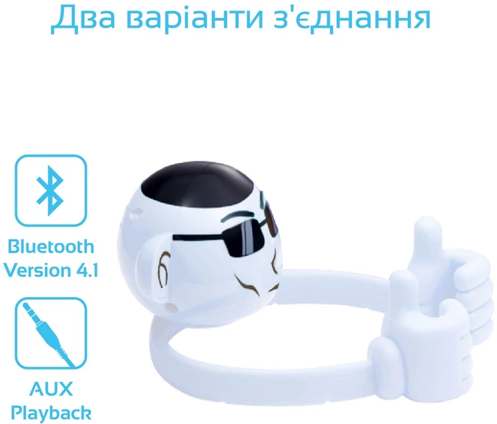 Портативна колонка Promate Ape 3W White (DOCAPEWH) - зображення 6