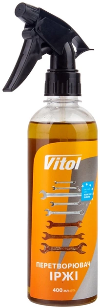 Преобразователь ржавчины Vitol 400 мл (VTRR-4006) - Фото 2 Преобразователь ржавчины Vitol 400 мл (VTRR-4006) - изображение 2