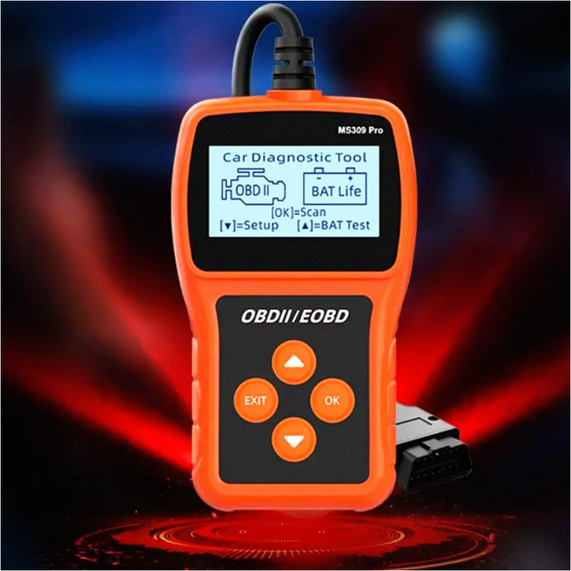 Автосканер OBD MS309PRO 2.4 дюйма рабочее напряжение 5-18 В для диагностики автомобилей - изображение 7