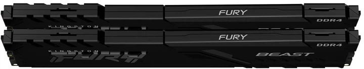 Оперативна пам'ять Kingston Fury DDR4-3200 32GB CL16 3200MHz (Kit of 2x16384) Beast Black (KF432C16BB1K2/32) - Фото 2 Оперативна пам'ять Kingston Fury DDR4-3200 32GB CL16 3200MHz (Kit of 2x16384) Beast Black (KF432C16BB1K2/32) - зображення 2