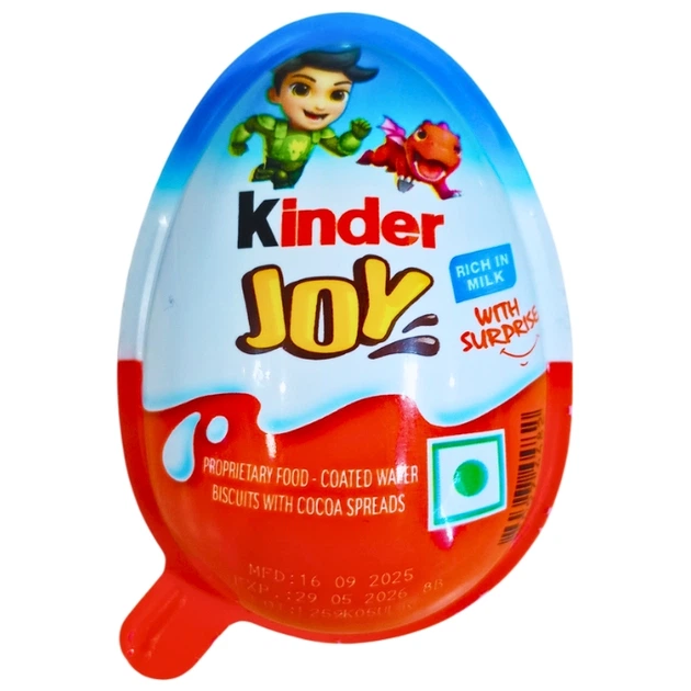 Кіндер Джой для хлопчика (блакитний) Kinder Joy, 20 г ТЕРМІН до 09.06 - Фото 1 Кіндер Джой для хлопчика (блакитний) Kinder Joy, 20 г ТЕРМІН до 09.06 - изображение 1
