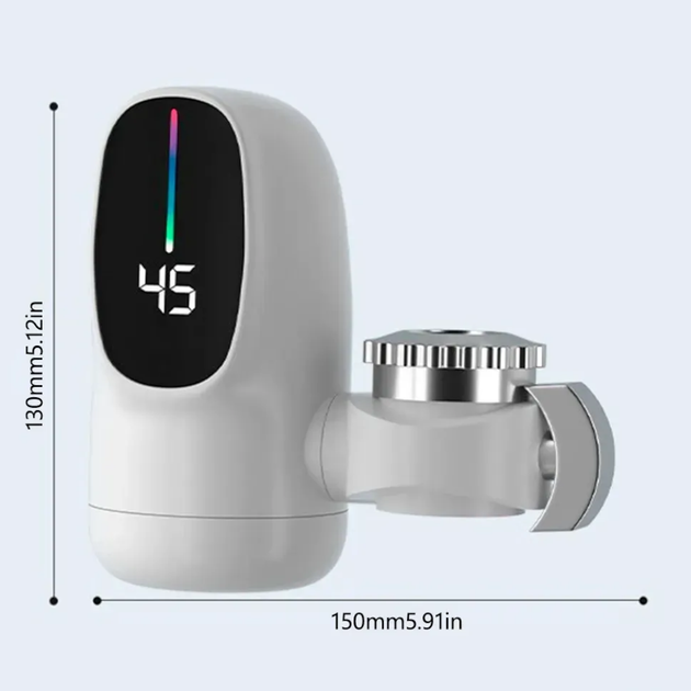Проточный водонагреватель Zoosen ZSW-D03 с LDC экраном Water Heater + 50°C 3400 W - Фото 6 Проточный водонагреватель Zoosen ZSW-D03 с LDC экраном Water Heater + 50°C 3400 W - изображение 6