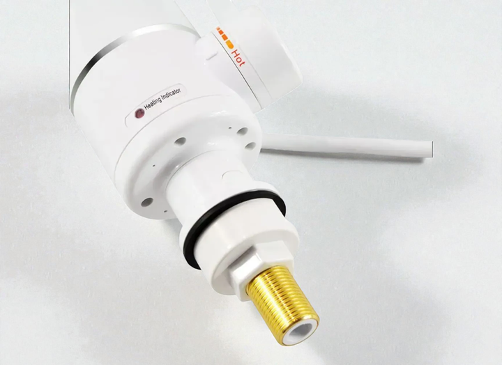 Проточный водонагреватель Delimano RX-004 3000 W 60°C Кран бойлер для кухни, дачи - изображение 3