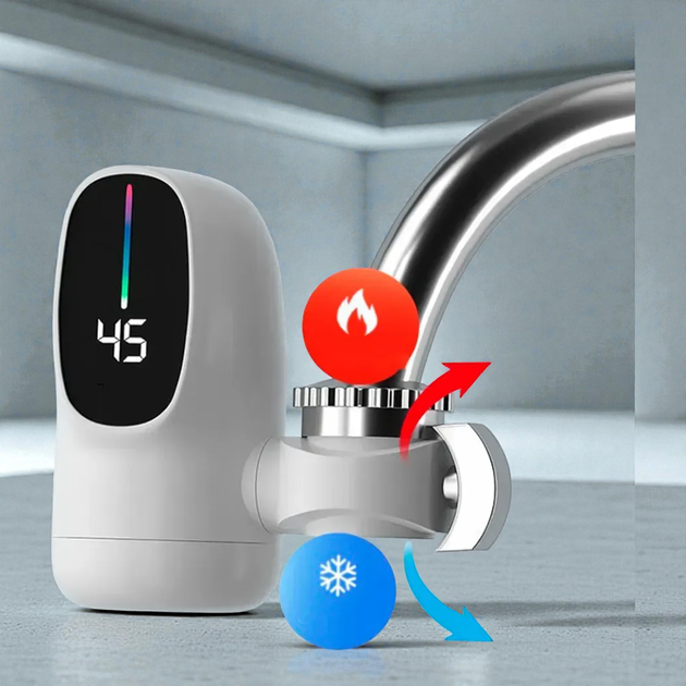 Проточный водонагреватель Zoosen ZSW-D03 с LDC экраном Water Heater + 50°C 3400 W - Фото 9 Проточный водонагреватель Zoosen ZSW-D03 с LDC экраном Water Heater + 50°C 3400 W - изображение 9