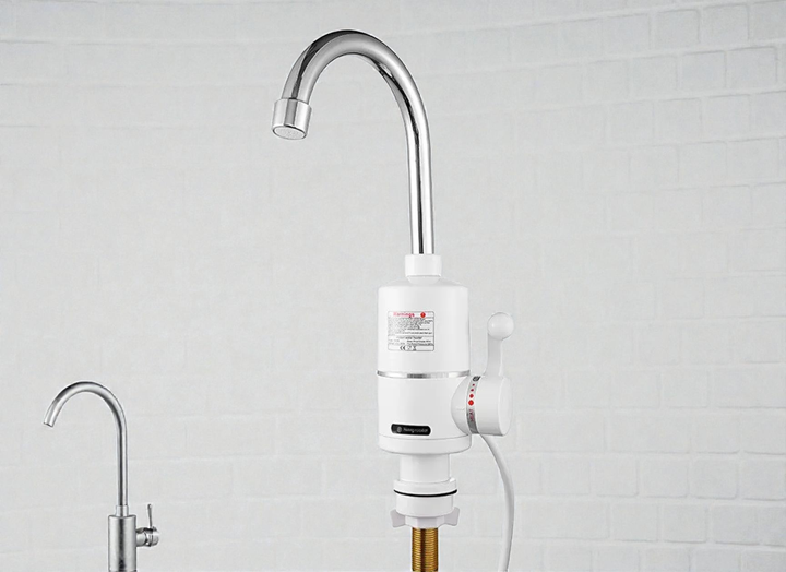 Проточный водонагреватель Delimano RX-004 3000 W 60°C Кран бойлер для кухни, дачи - изображение 4