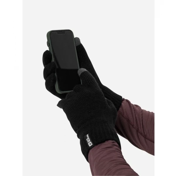 Перчатки Jack Wolfskin Rib Glove L Черный (1109-4064993860146) - Фото 3 Перчатки Jack Wolfskin Rib Glove L Черный (1109-4064993860146) - изображение 3
