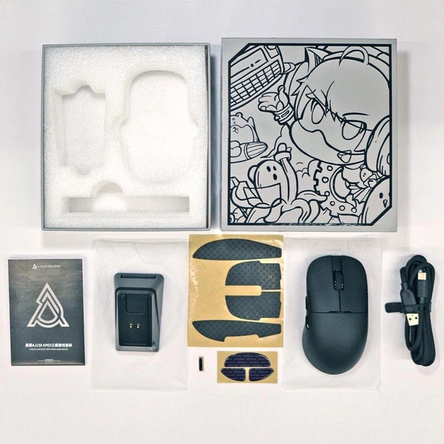 Мышка Ajazz AJ159 APEX Wireless/Bluetooth/USB Черная - изображение 5